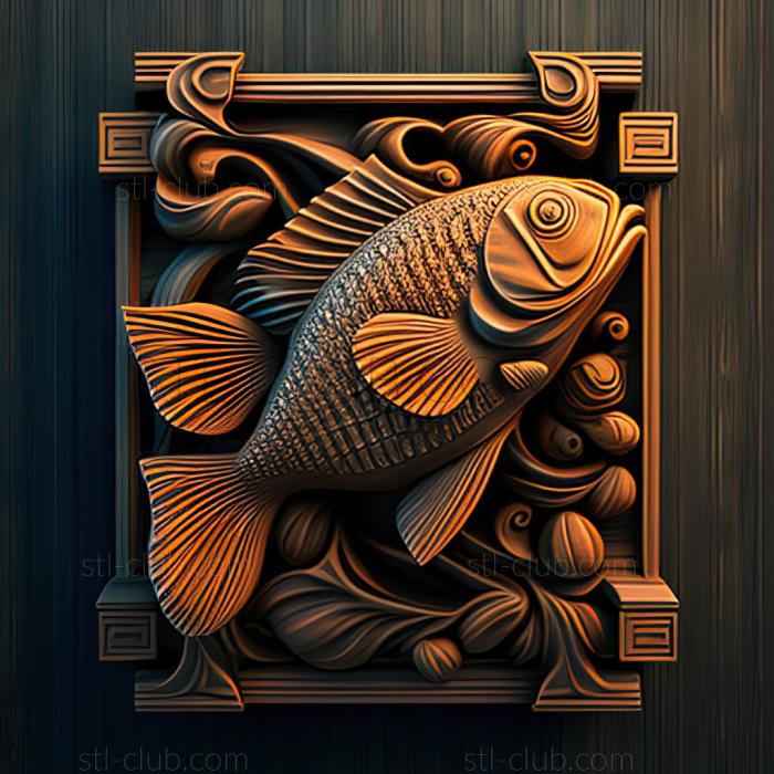 3D model st Farlovella fish (STL)